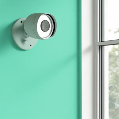 Columbia vivint camera facing a window